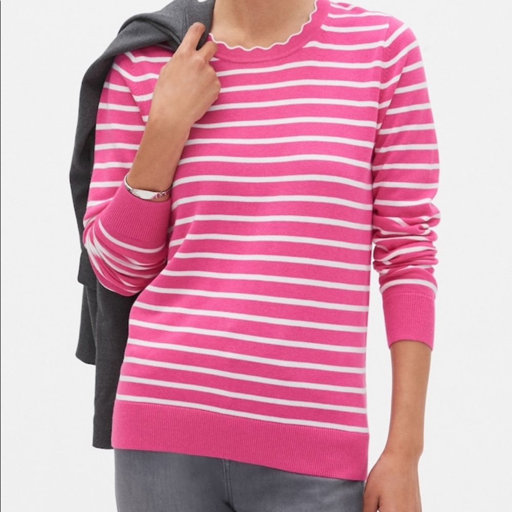 Banana Republic Scalloped Sweater